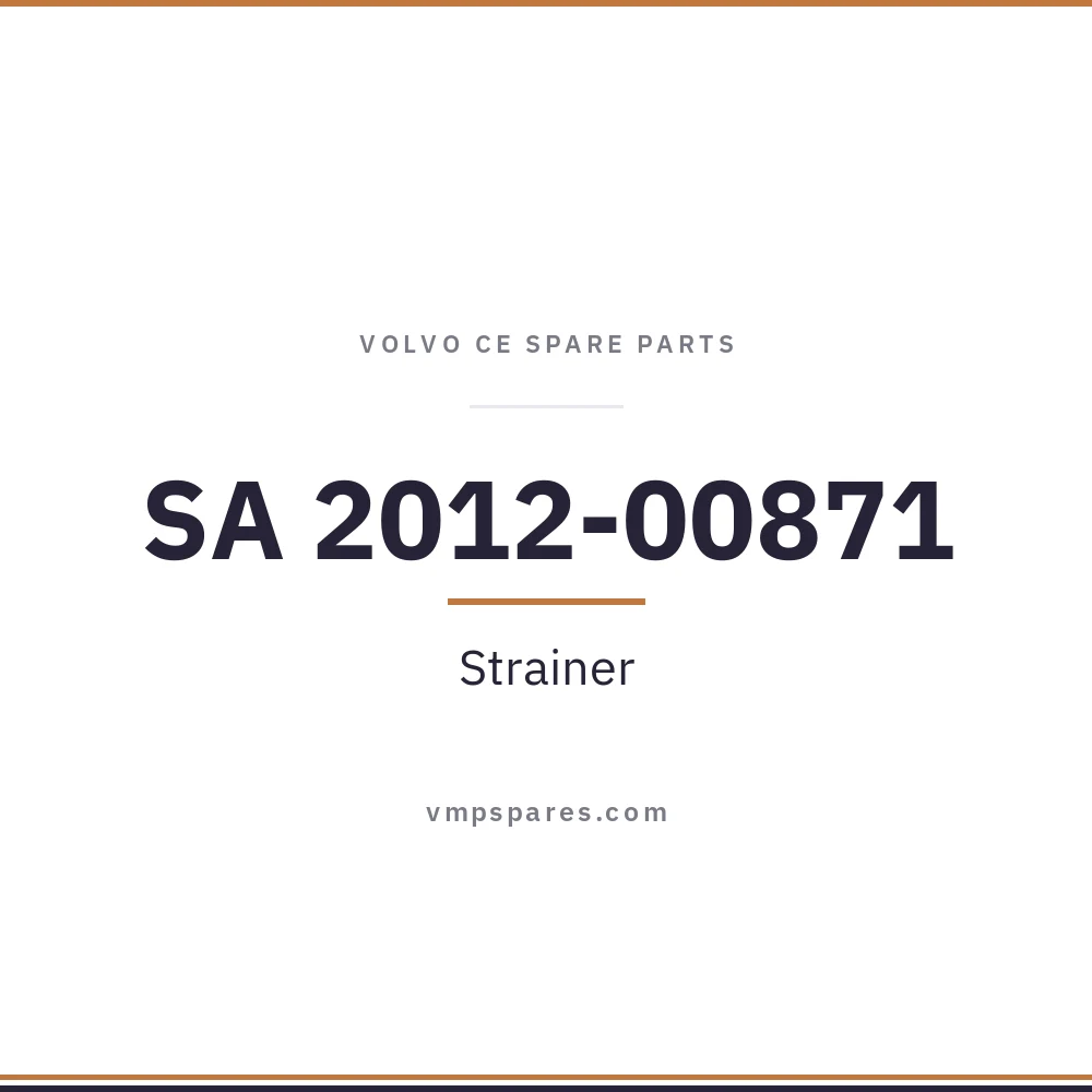 SA 2012-00871 – Strainer