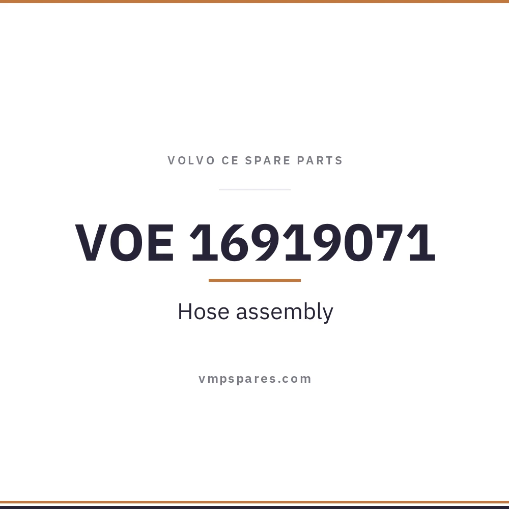 VOE 16919071 – Hose assembly