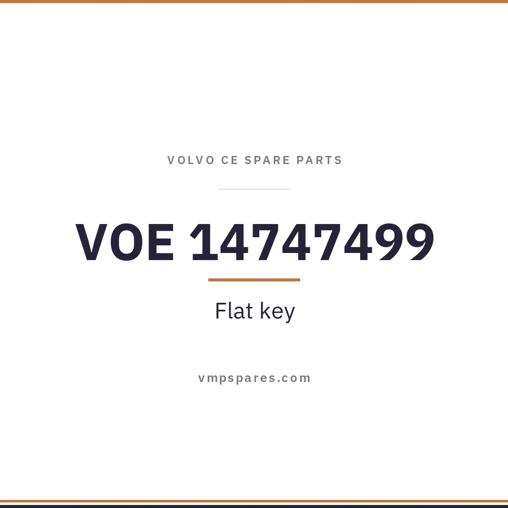 VOE 14747499 – Flat key