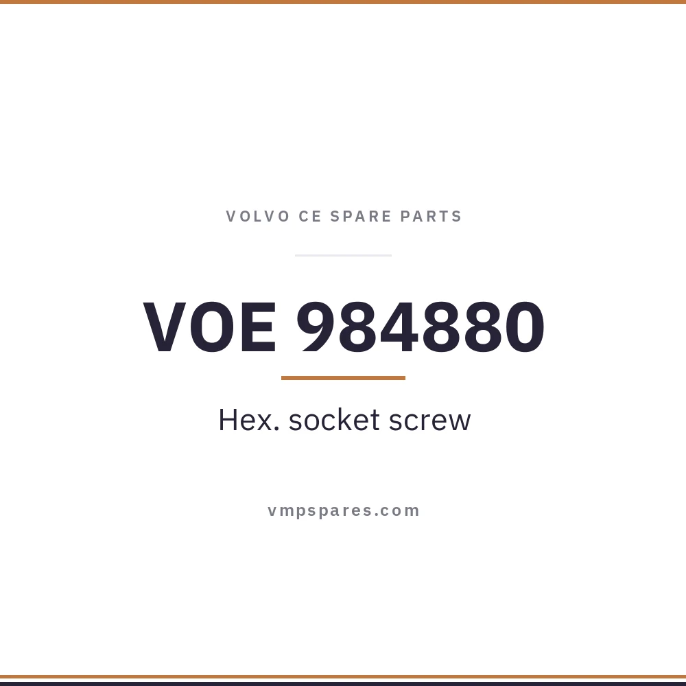 VOE 984880 – Hex. socket screw