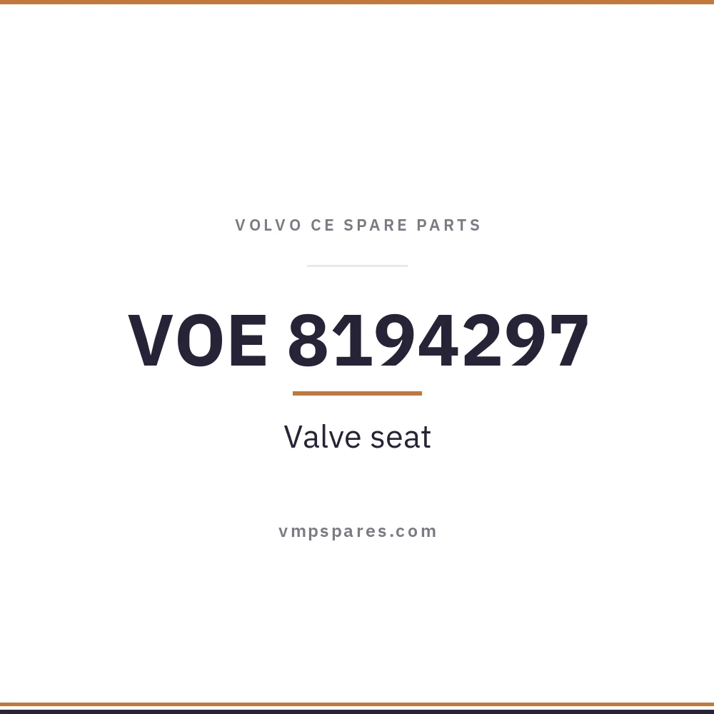 VOE 8194297 – Valve seat