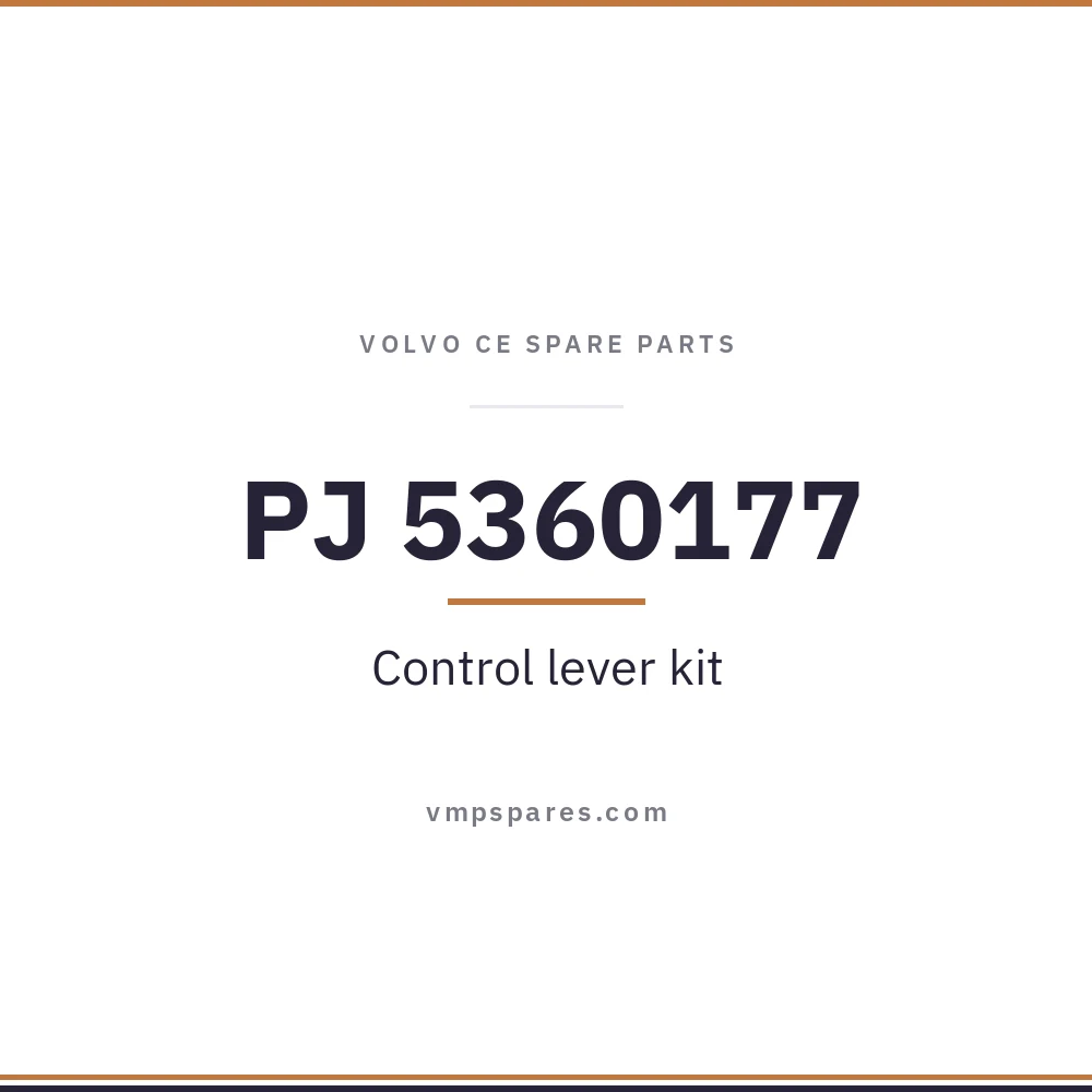 PJ 5360177 – Control lever kit