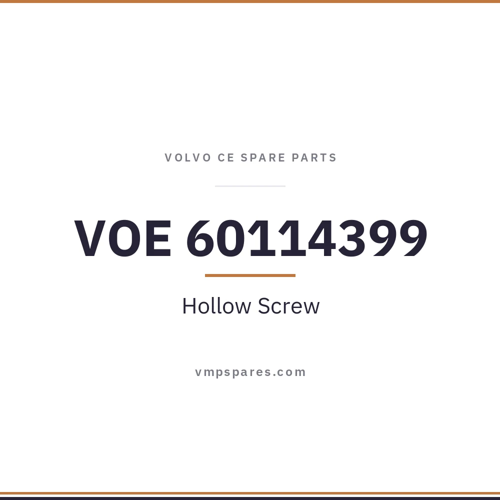 VOE 60114399 – Hollow Screw