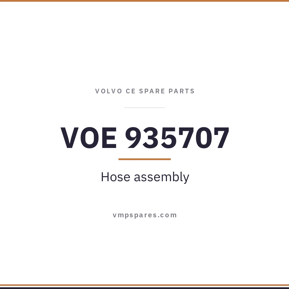 VOE 935707 – Hose assembly