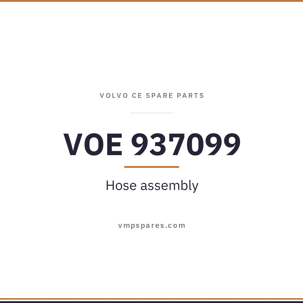 VOE 937099 – Hose assembly