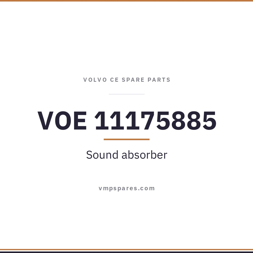 VOE 11175885 – Sound absorber