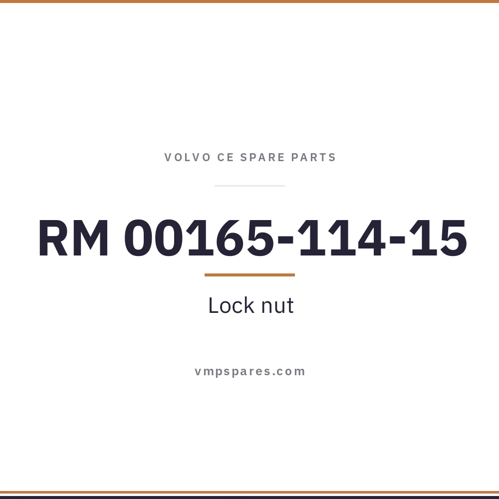 RM 00165-114-15 – Lock nut