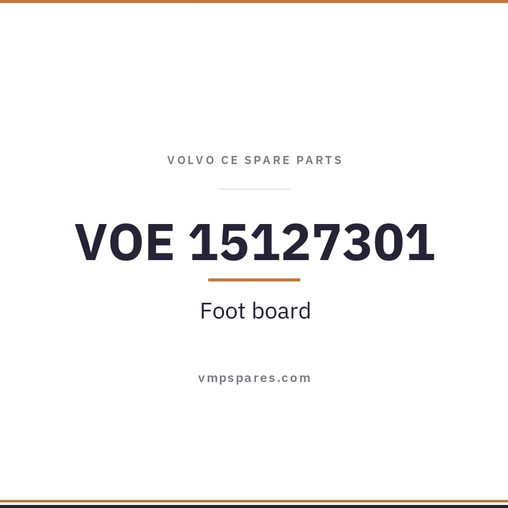 VOE 15127301 – Foot board