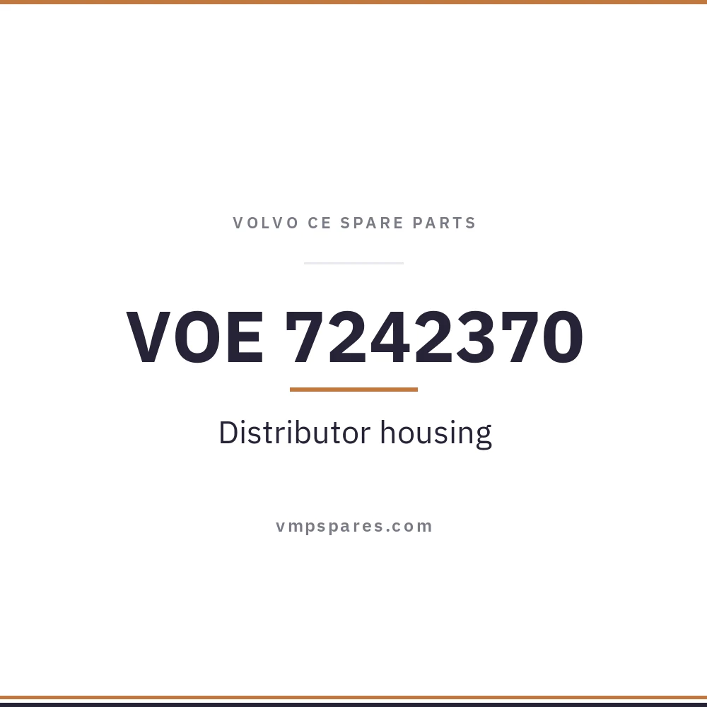 VOE 7242370 – Distributor housing