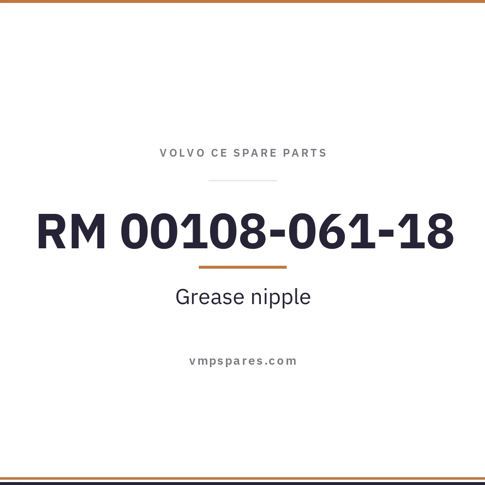 RM 00108-061-18 – Grease nipple