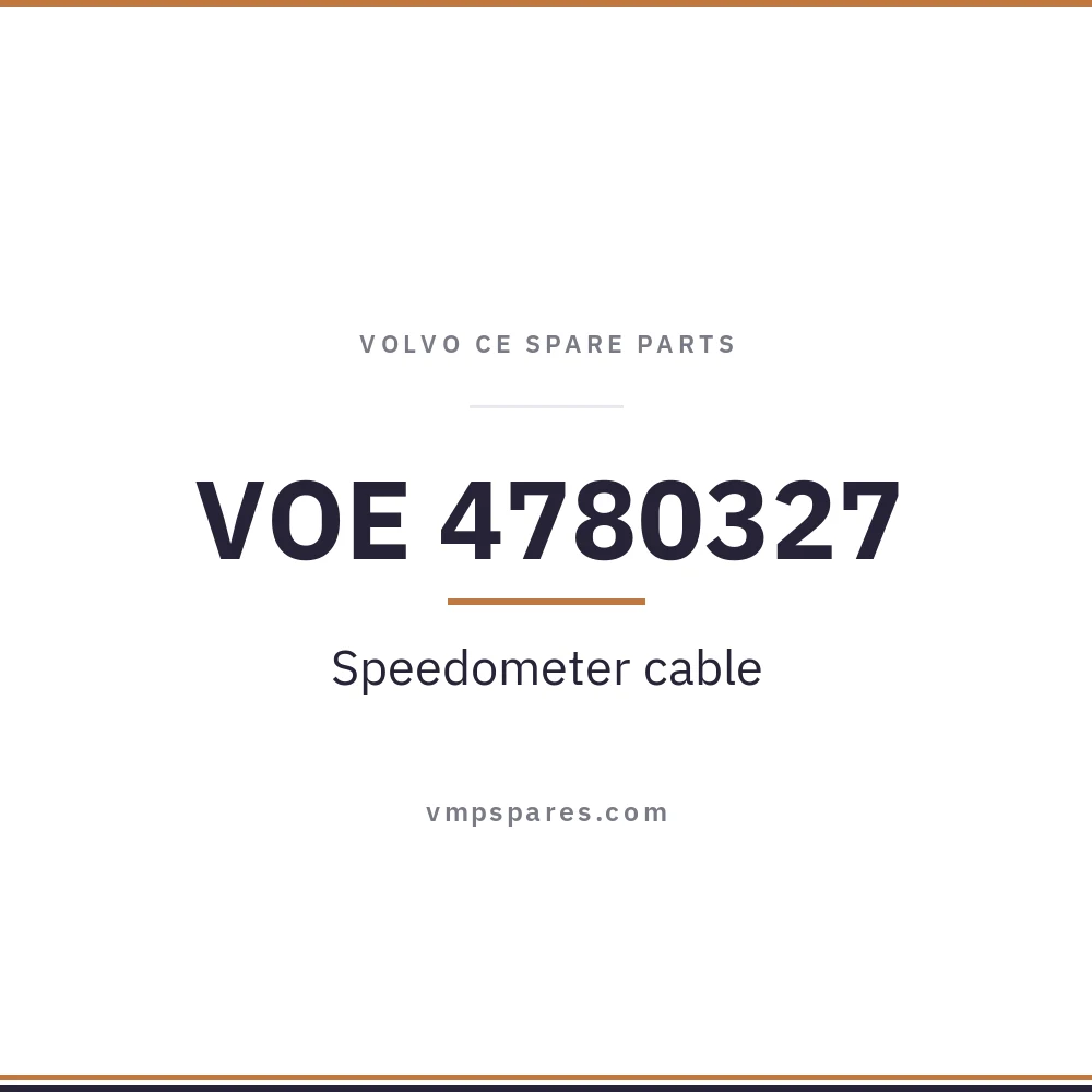 VOE 4780327 – Speedometer cable