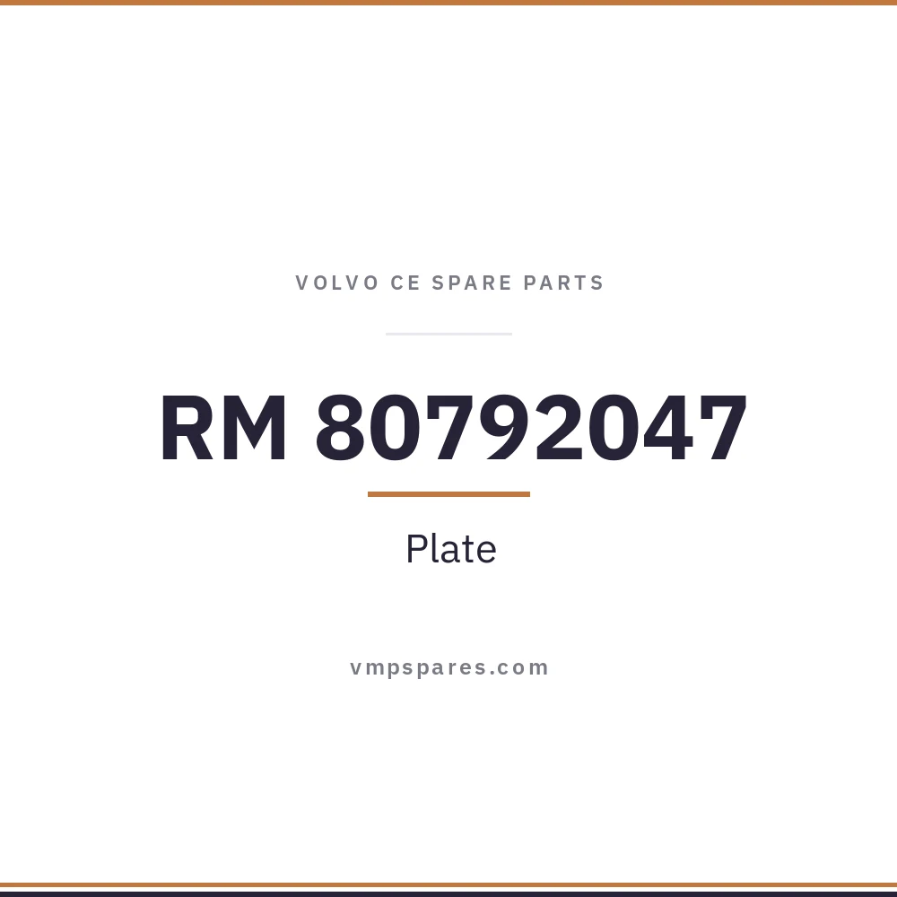 RM 80792047 – Plate