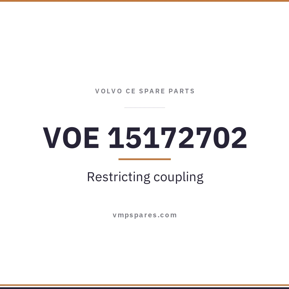 VOE 15172702 – Restricting coupling
