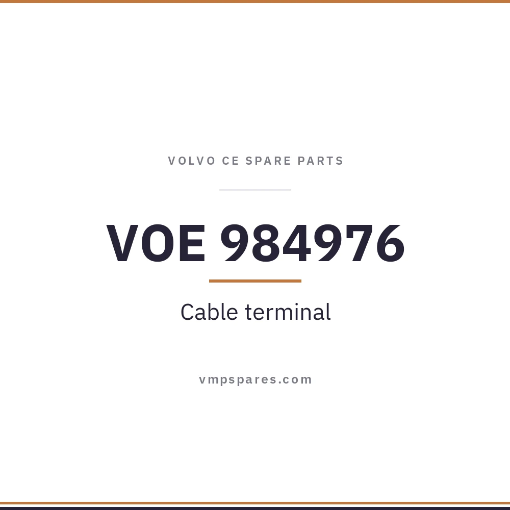 VOE 984976 – Cable terminal