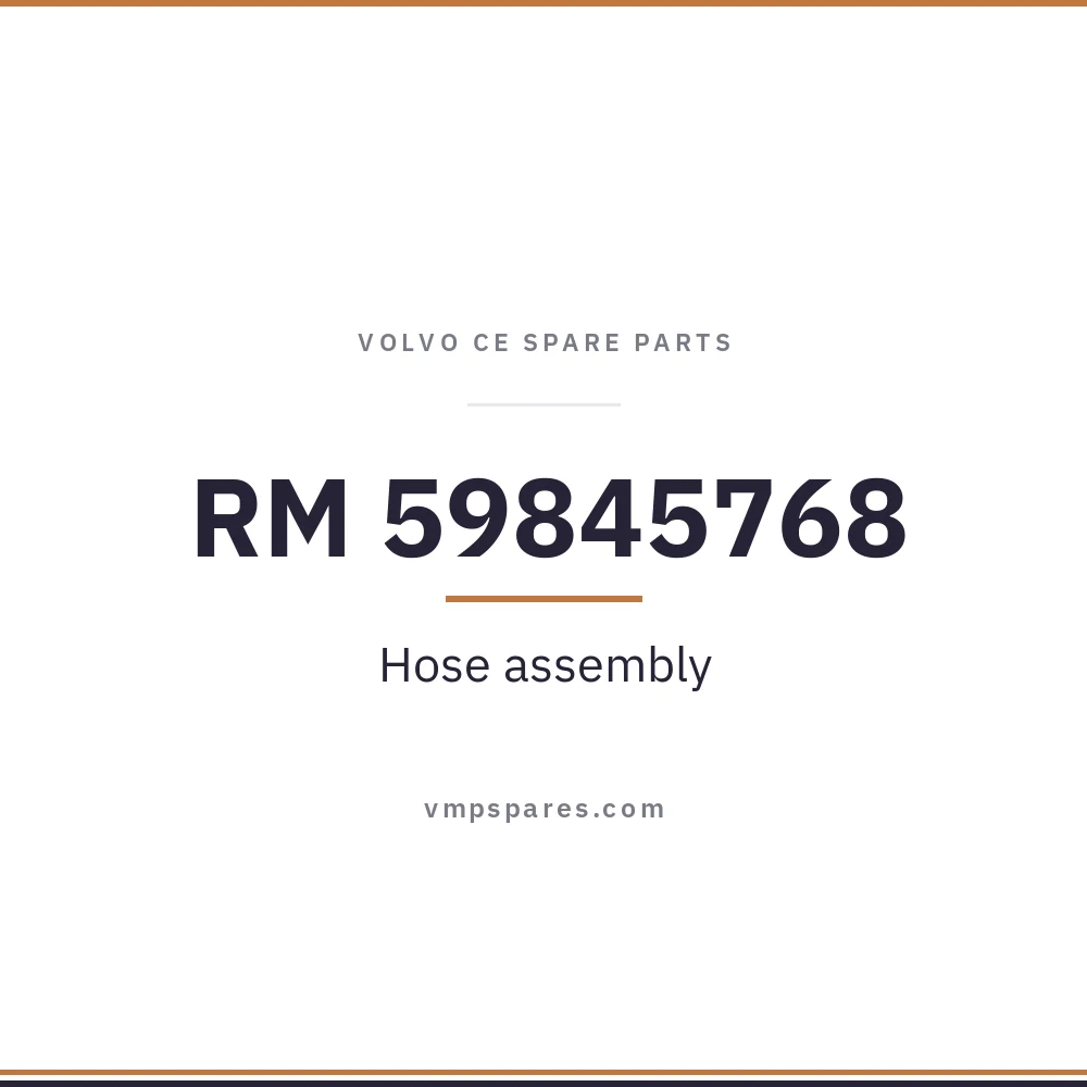 RM 59845768 – Hose assembly
