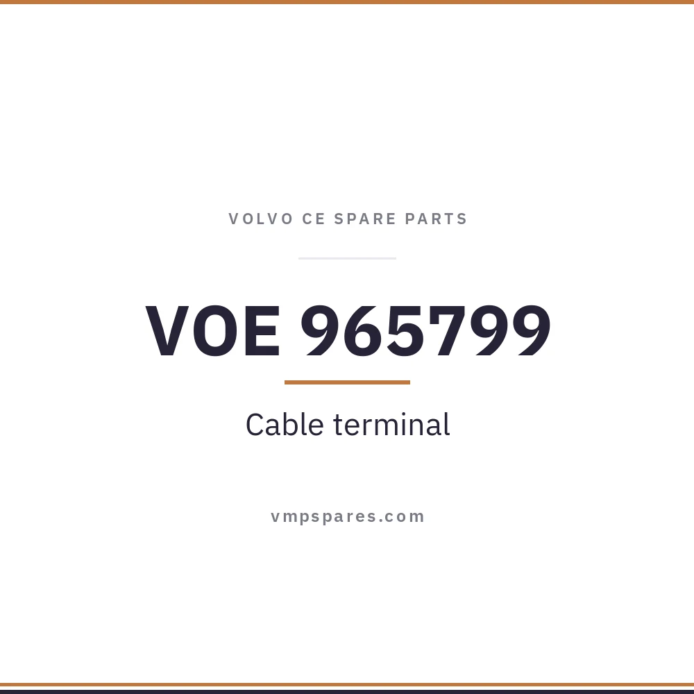 VOE 965799 – Cable terminal