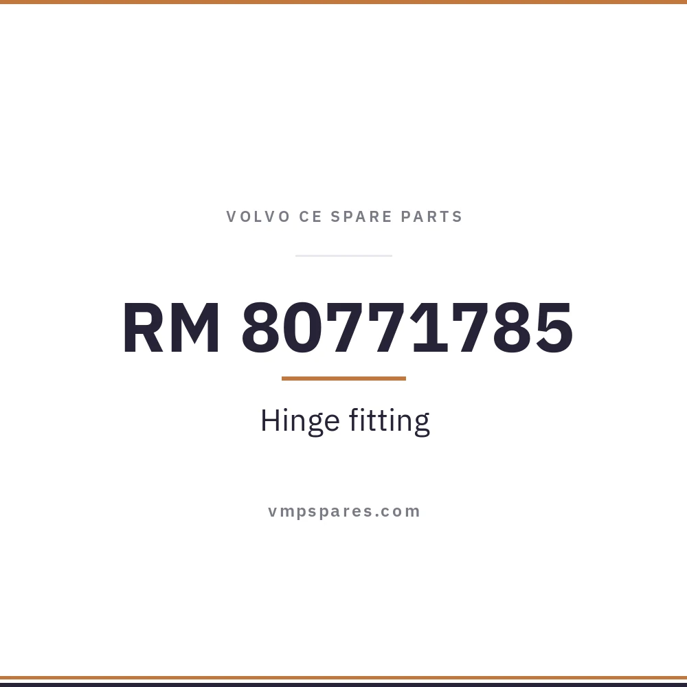 RM 80771785 – Hinge fitting