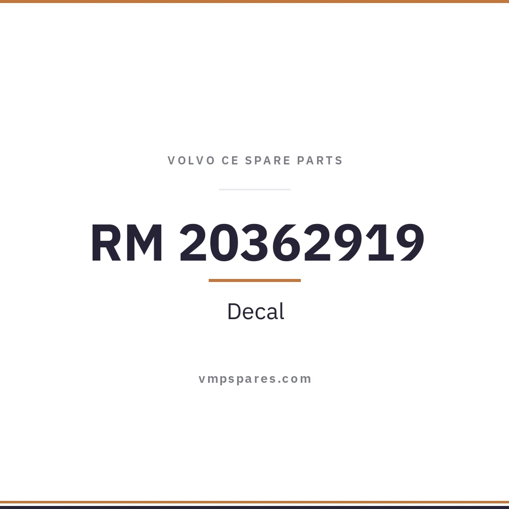RM 20362919 – Decal