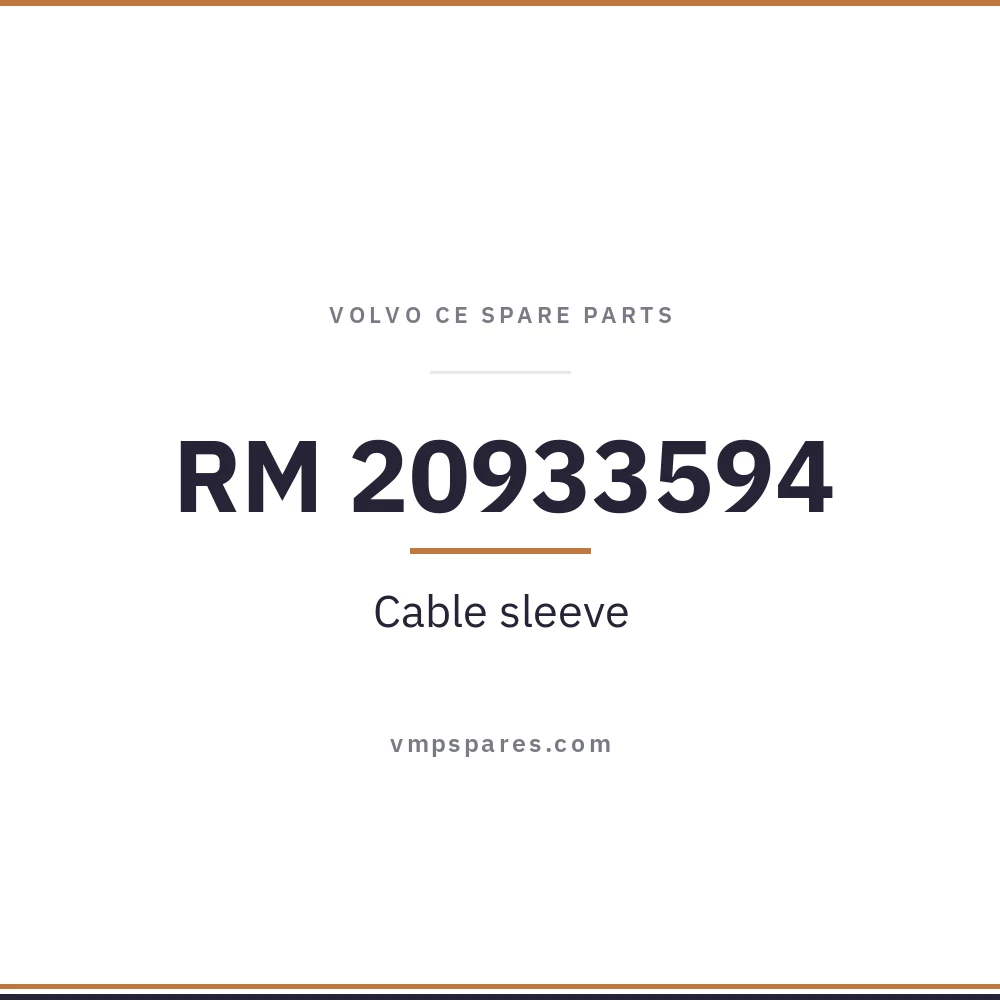 RM 20933594 – Cable sleeve