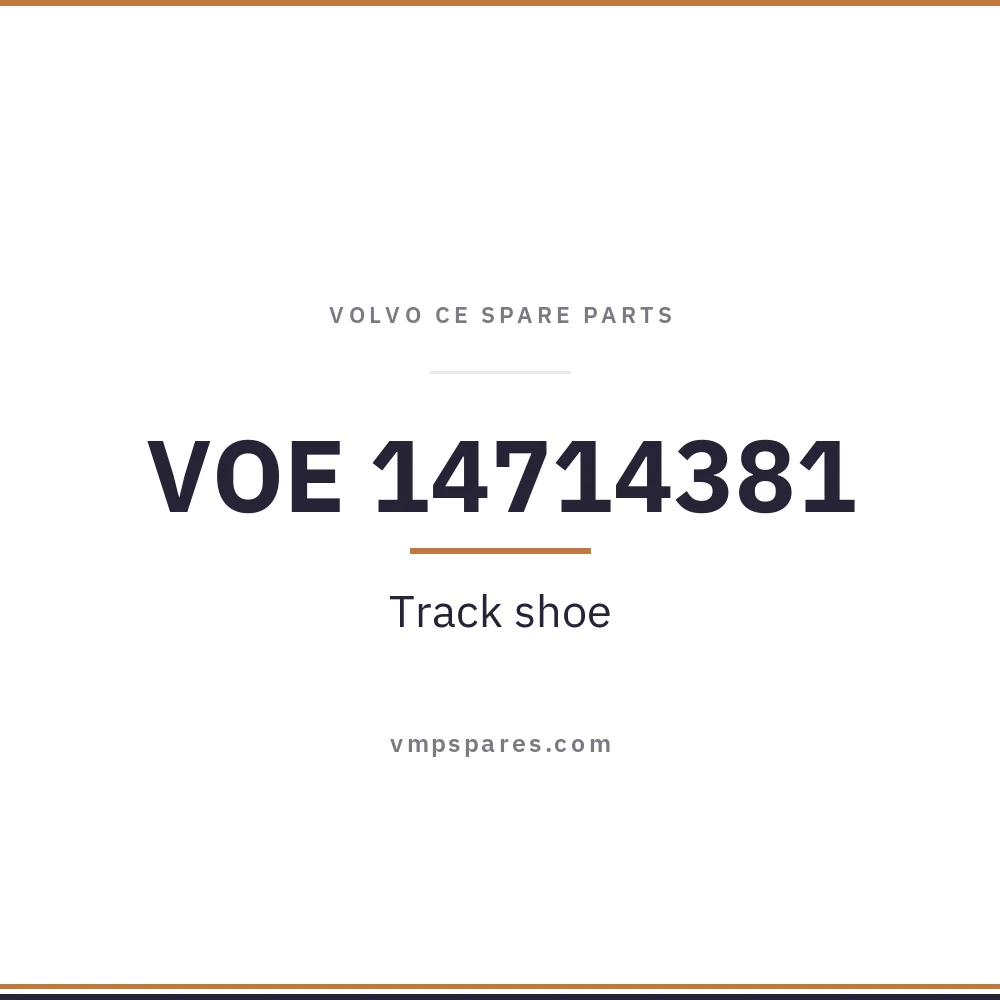 VOE 14714381 – Track shoe