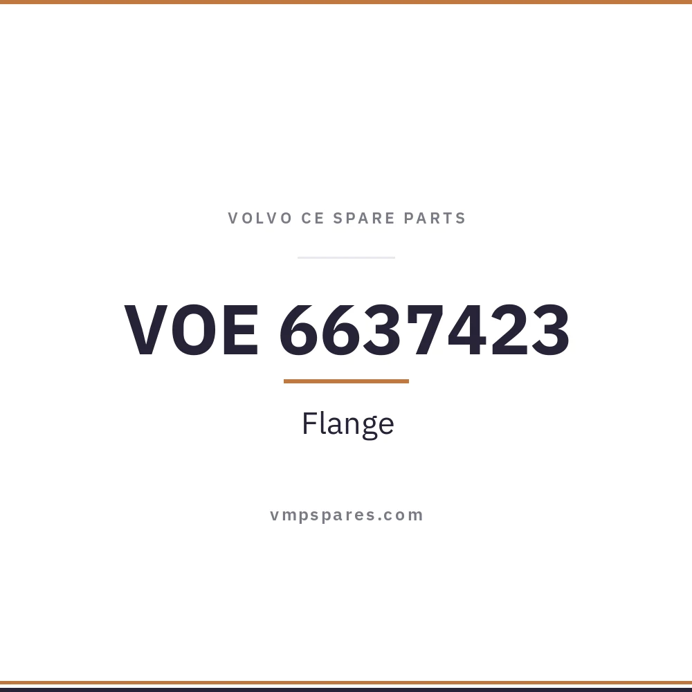 VOE 6637423 – Flange
