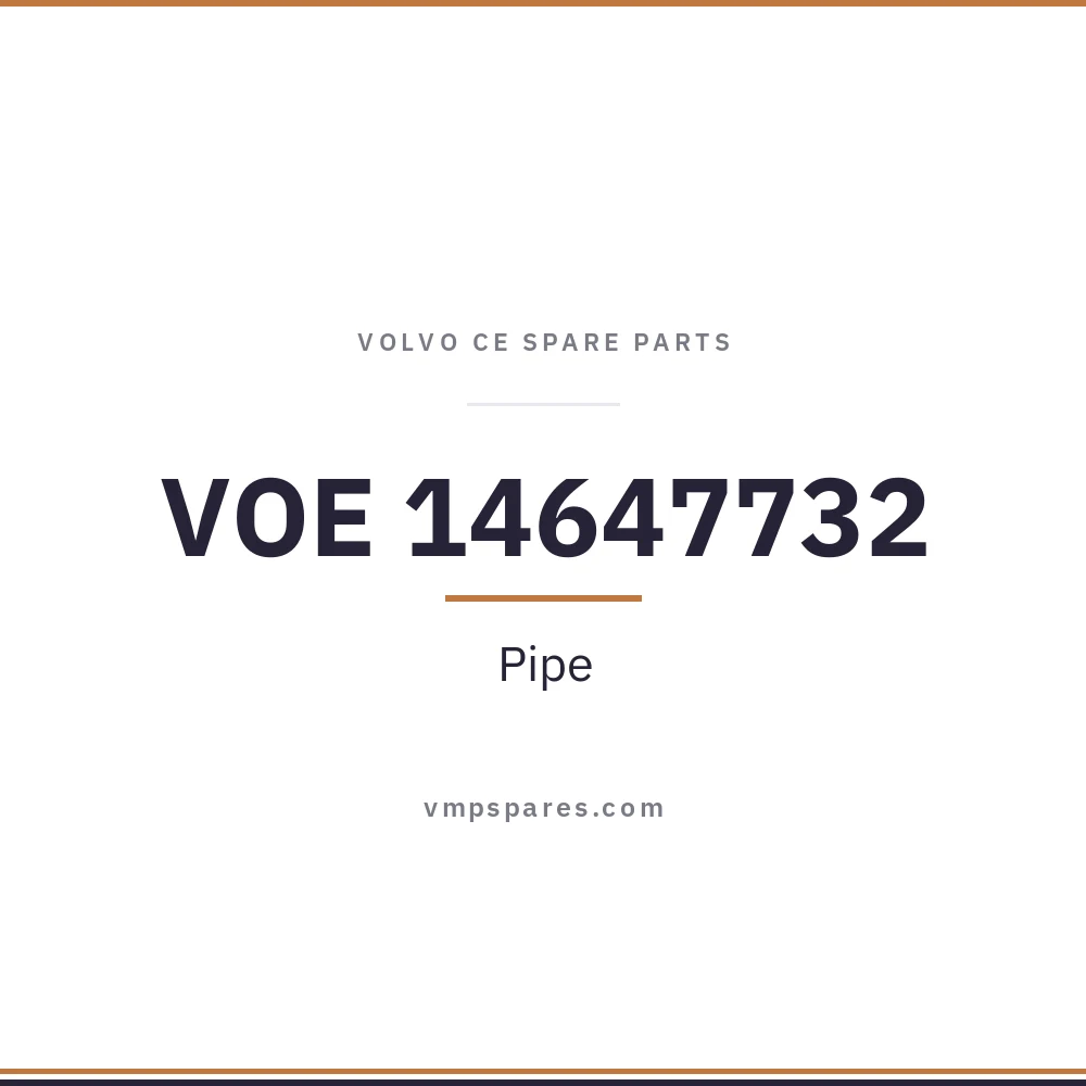 VOE 14647732 – Pipe