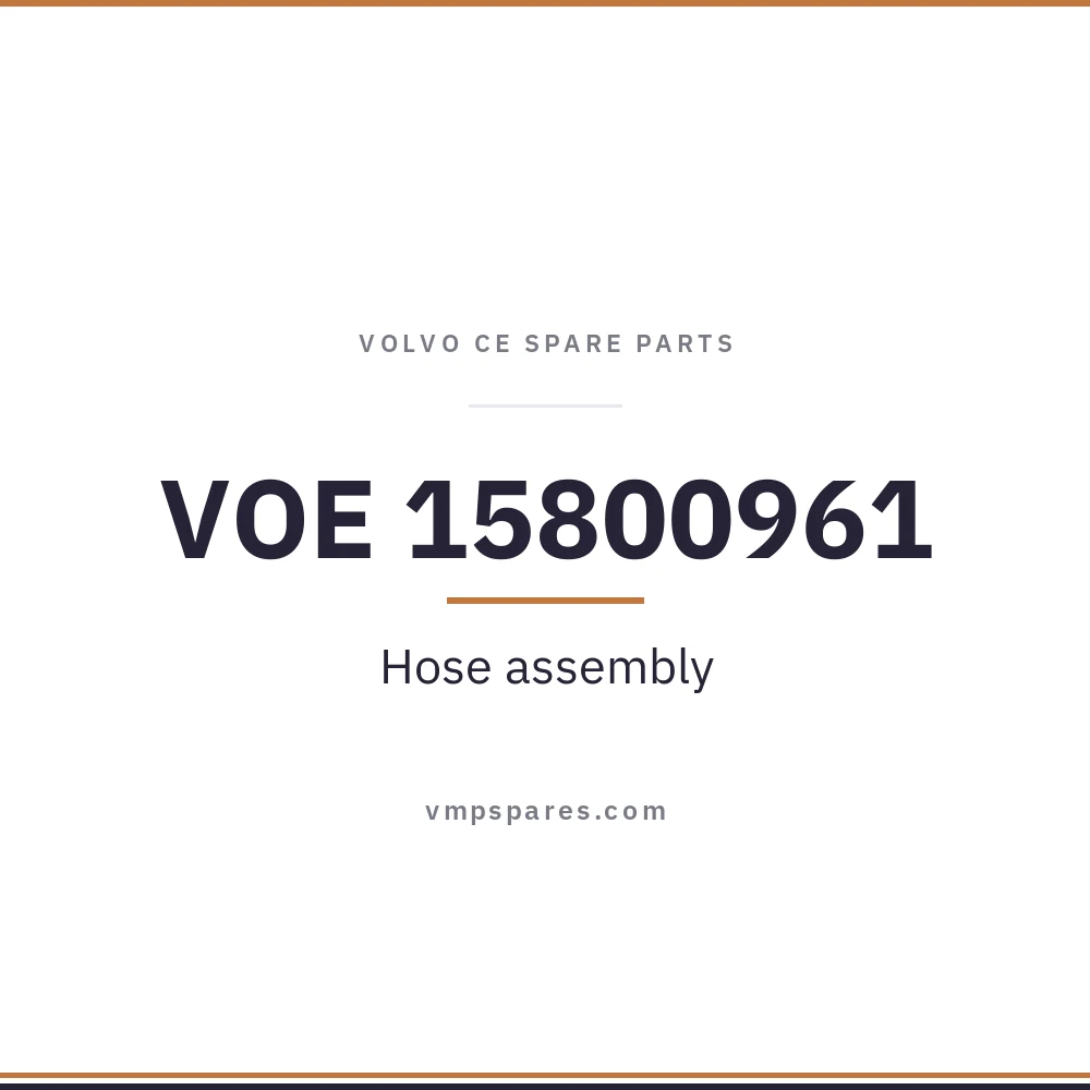 VOE 15800961 – Hose assembly
