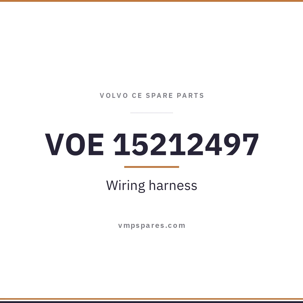 VOE 15212497 – Wiring harness