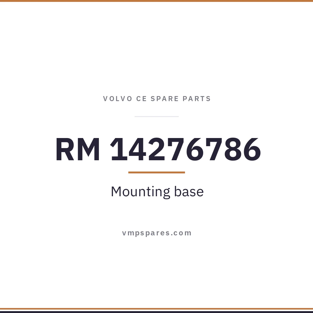 RM 14276786 – Mounting base