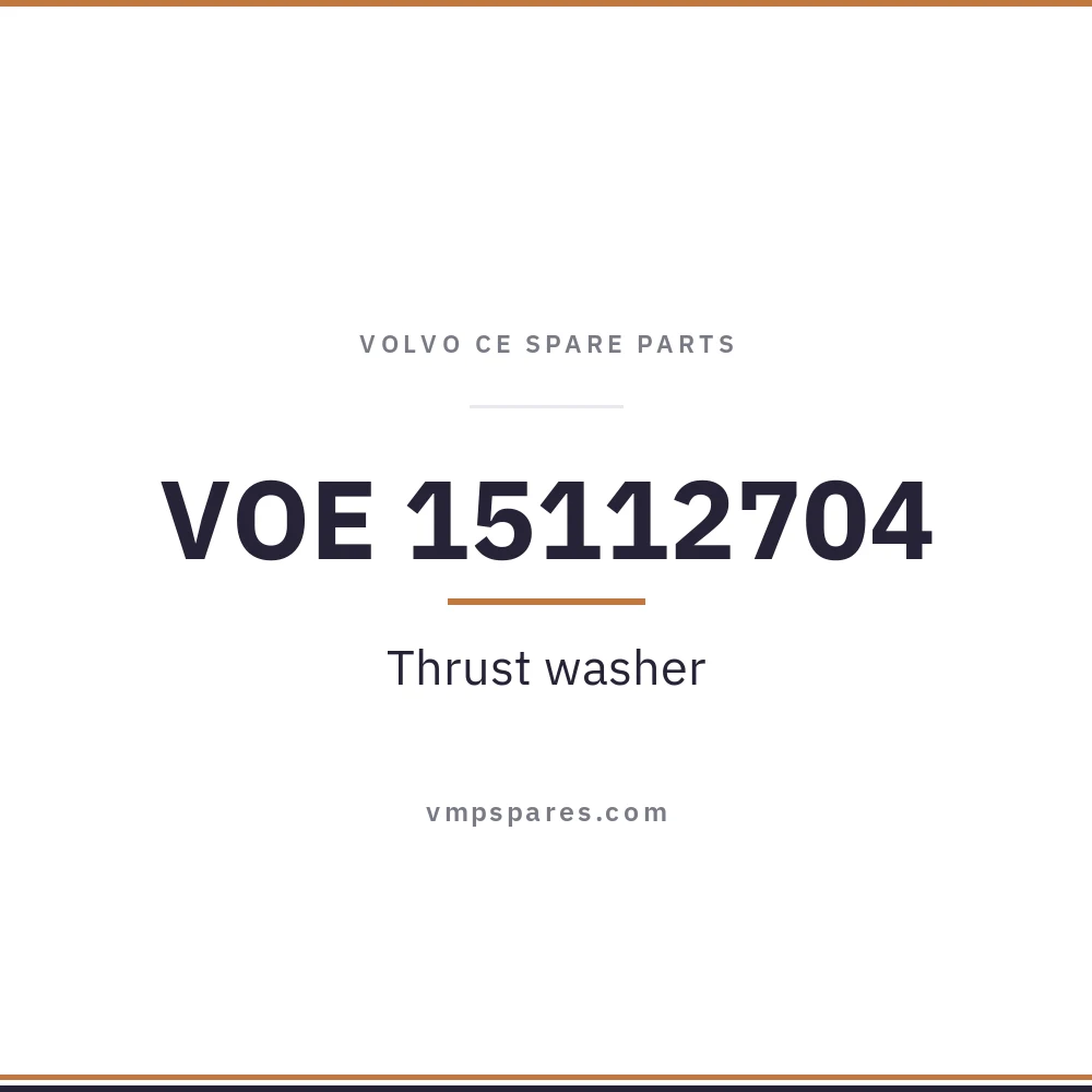 VOE 15112704 – Thrust washer