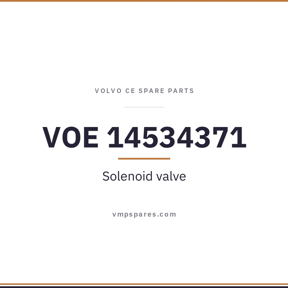 VOE 14534371 – Solenoid valve