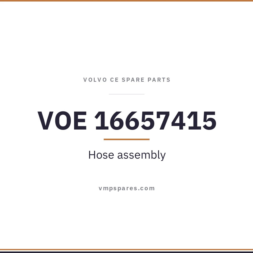VOE 16657415 – Hose assembly