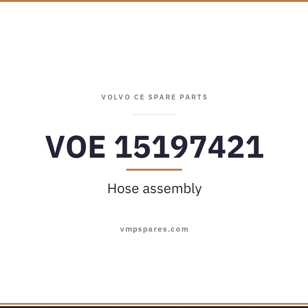 VOE 15197421 – Hose assembly