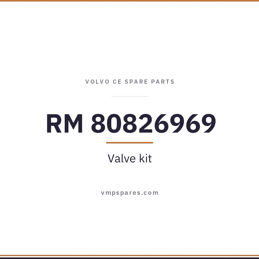 RM 80826969 – Valve kit