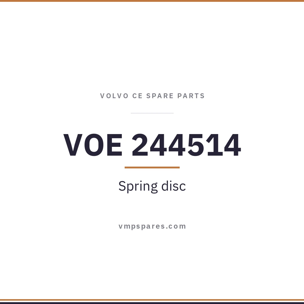 VOE 244514 – Spring disc