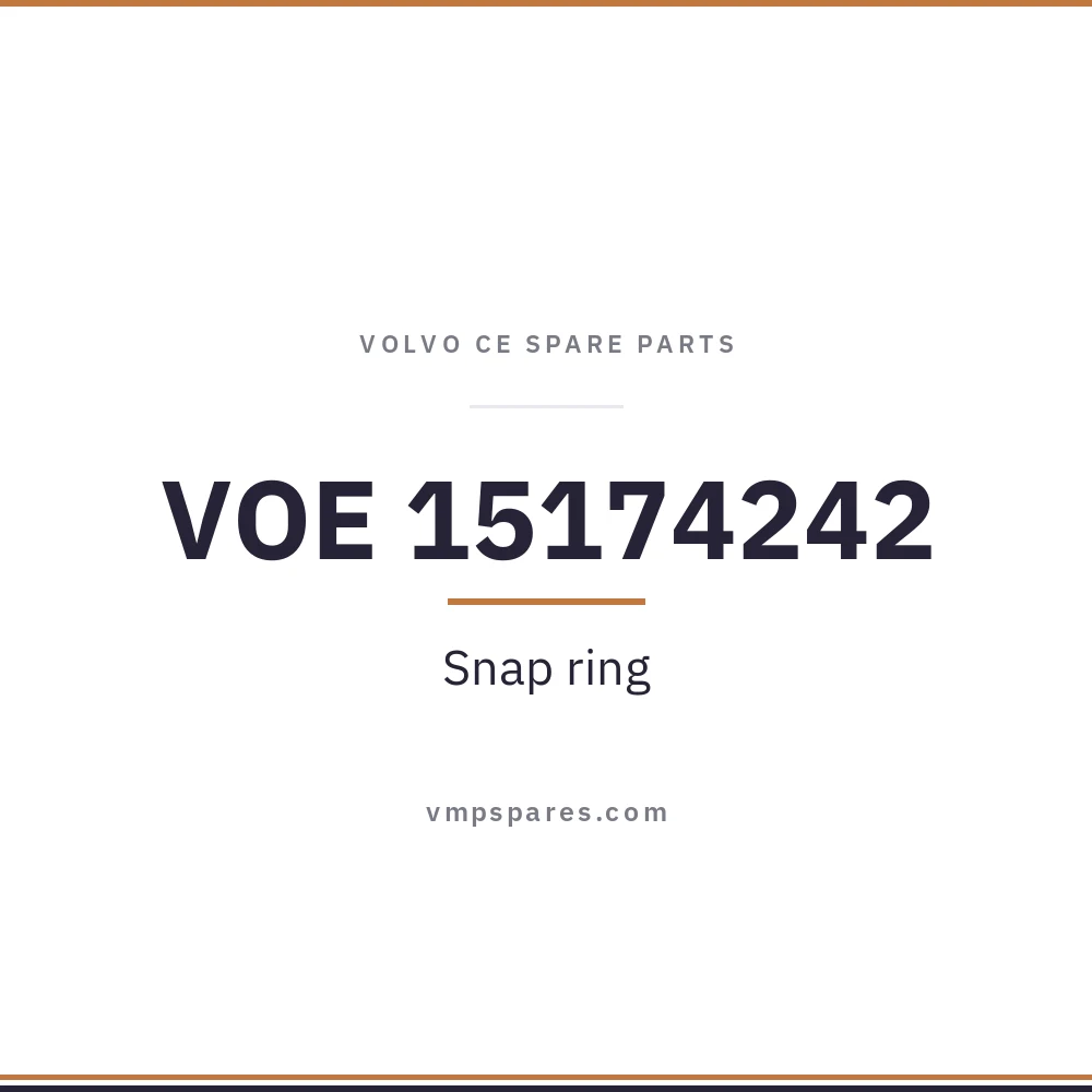 VOE 15174242 – Snap ring