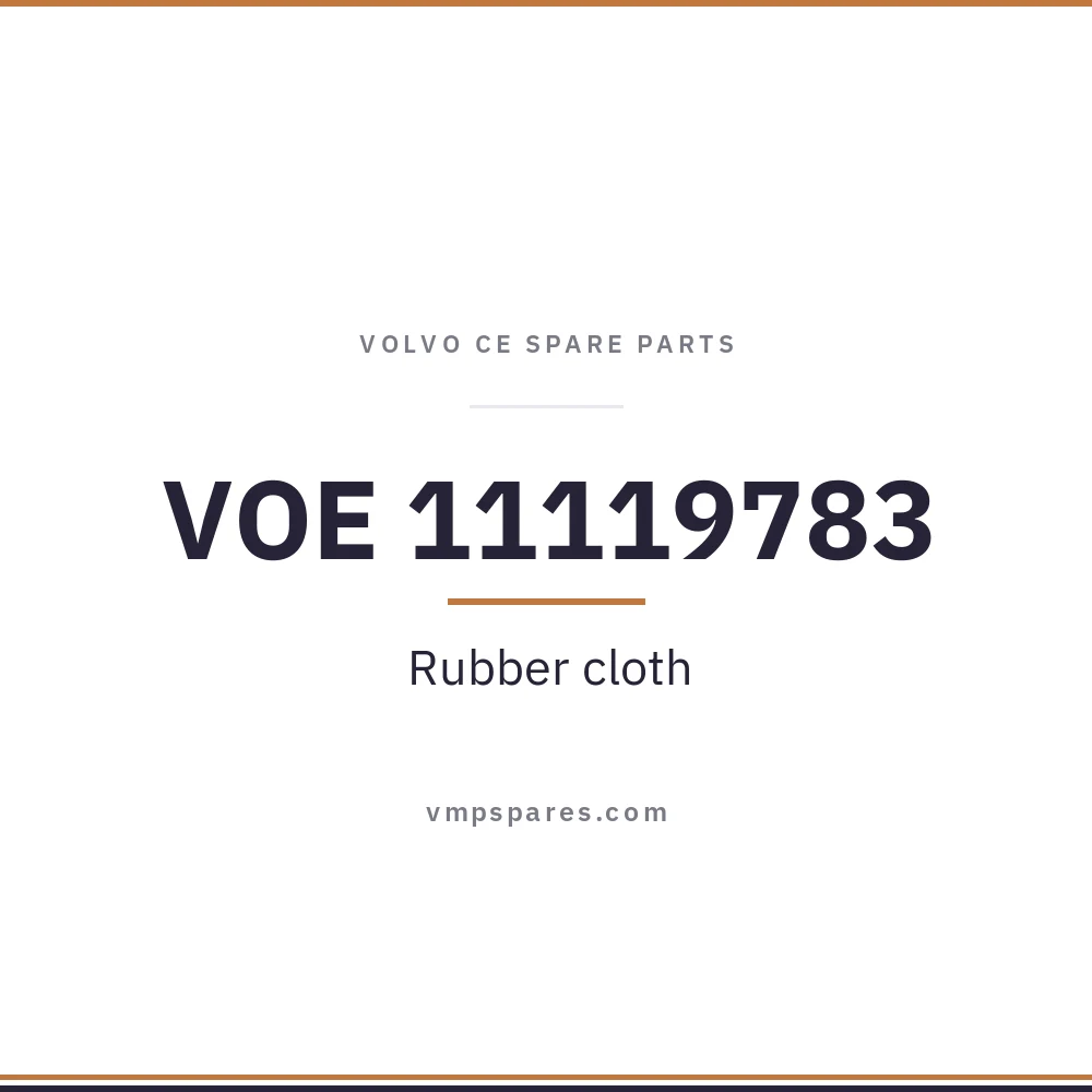VOE 11119783 – Rubber cloth