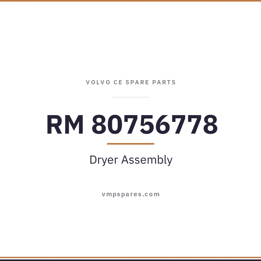 RM 80756778 – Dryer Assembly