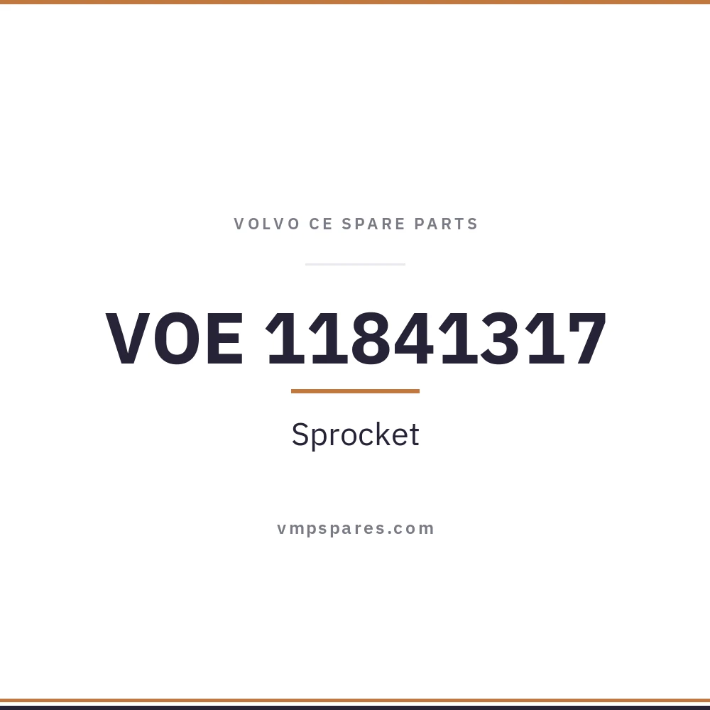 VOE 11841317 – Sprocket