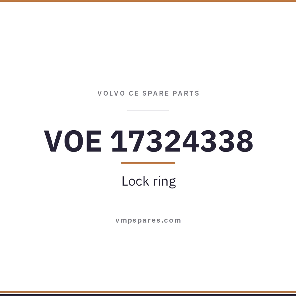 VOE 17324338 – Lock ring