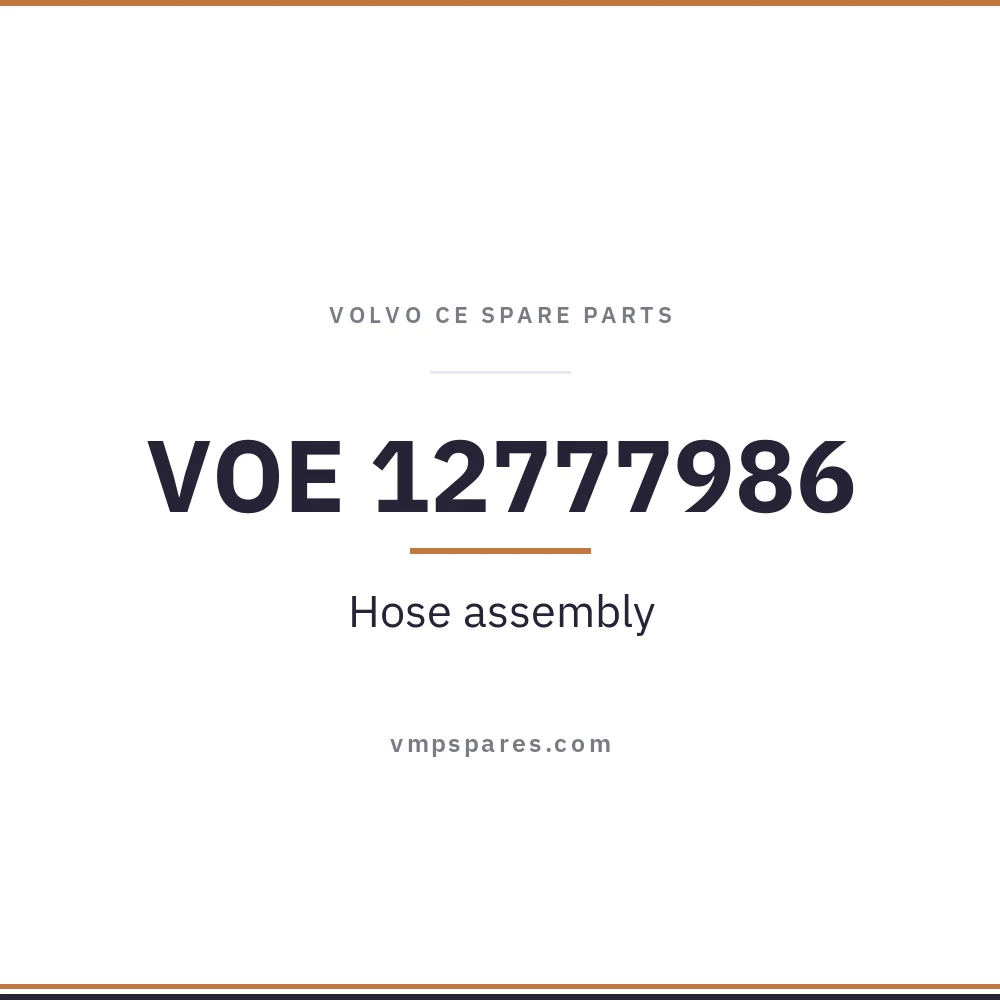 VOE 12777986 – Hose assembly