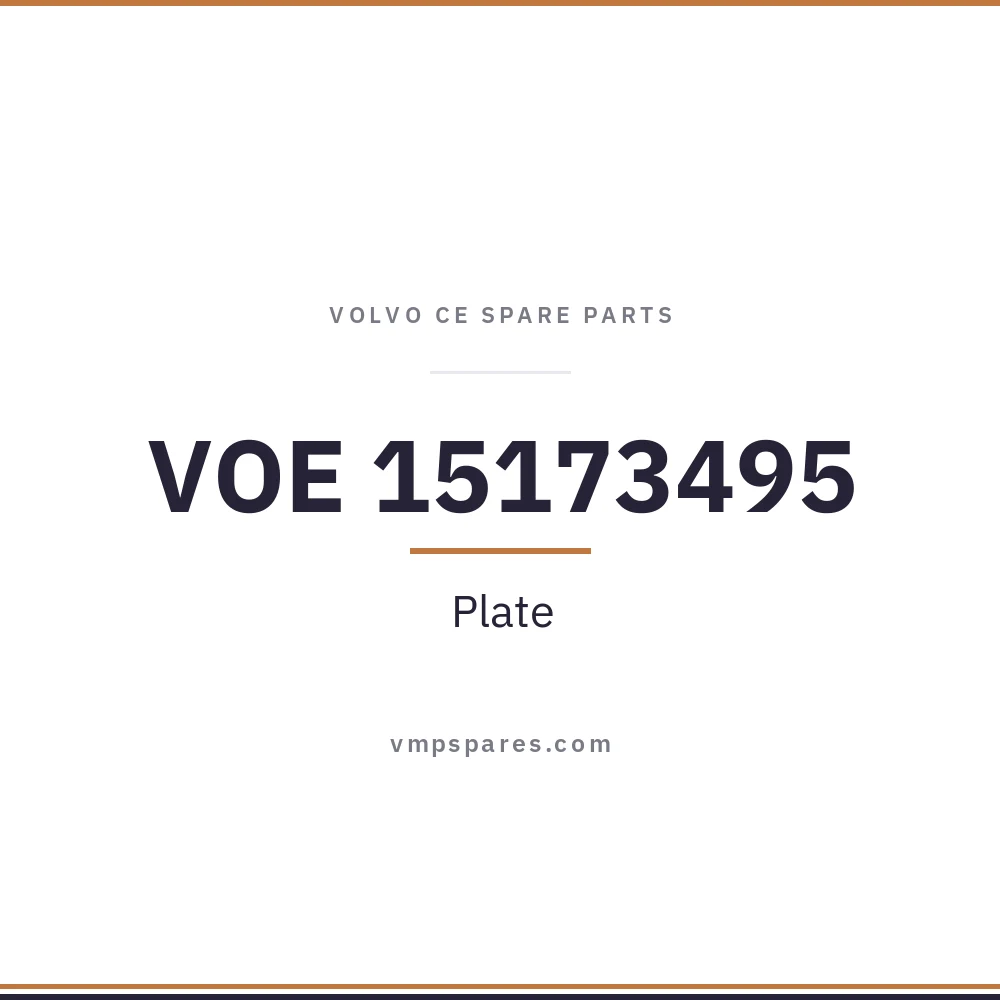VOE 15173495 – Plate