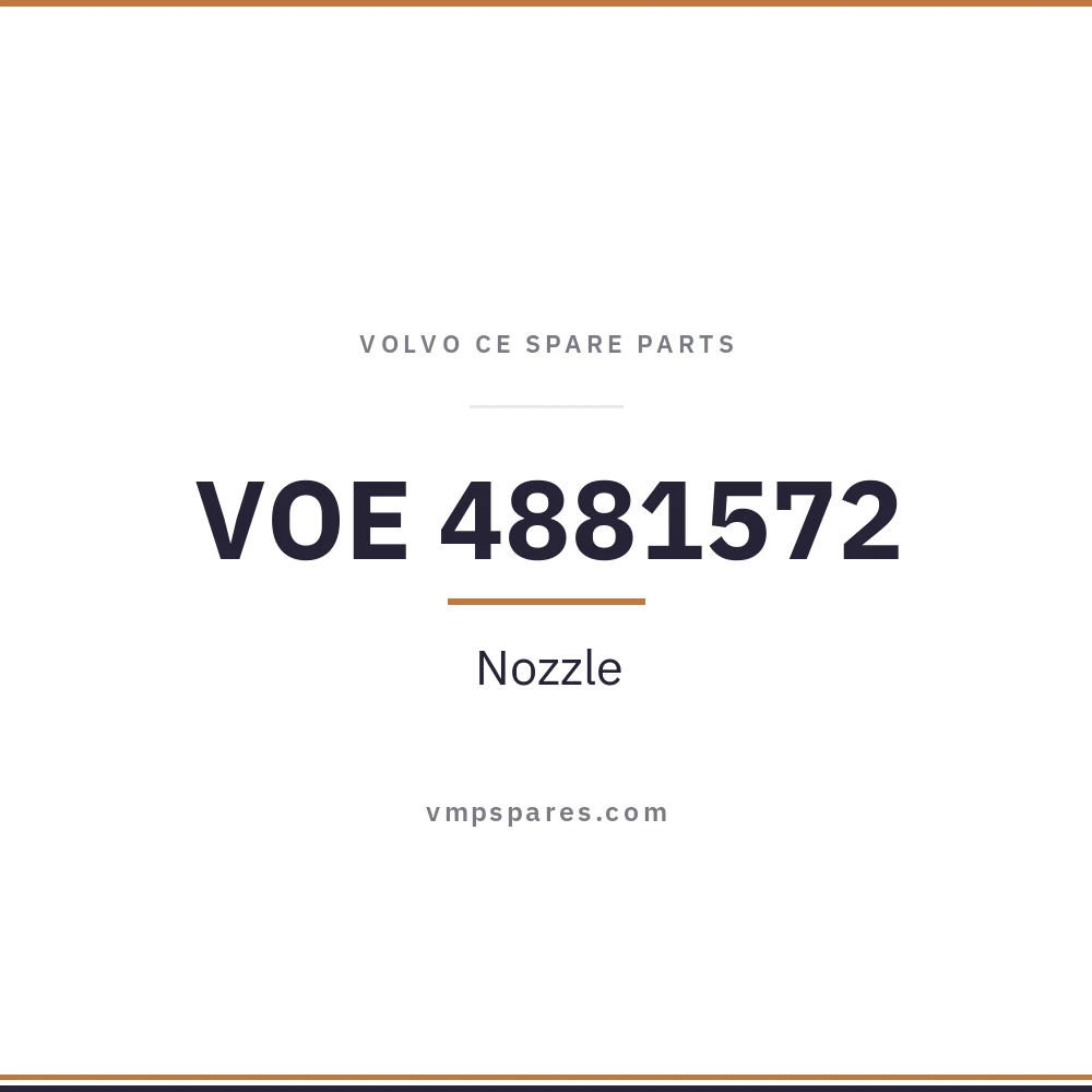 VOE 4881572 – Nozzle