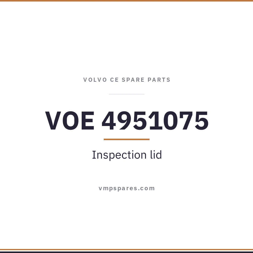 VOE 4951075 – Inspection lid