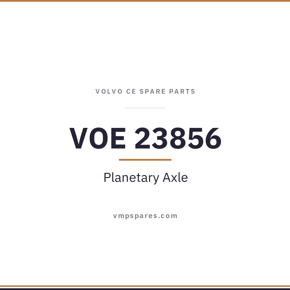VOE 23856 – Planetary Axle
