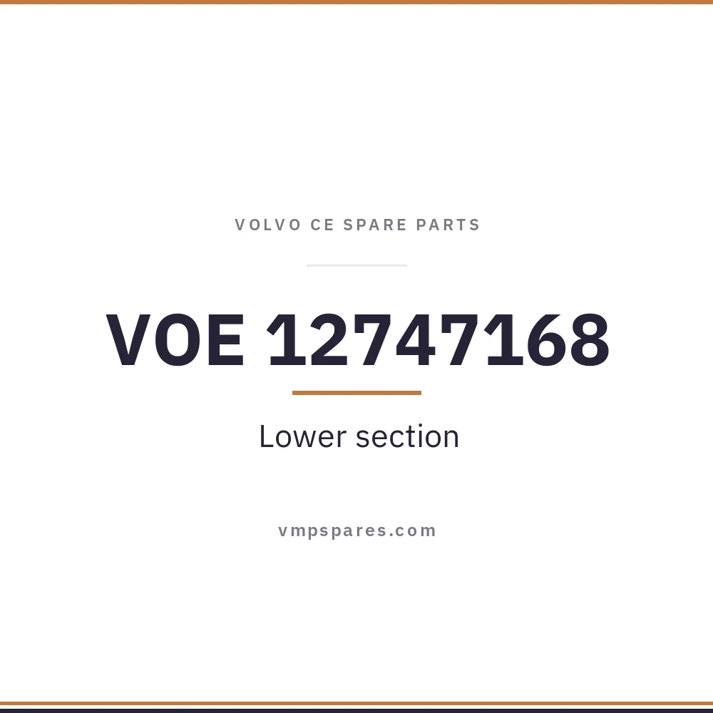 VOE 12747168 – Lower section