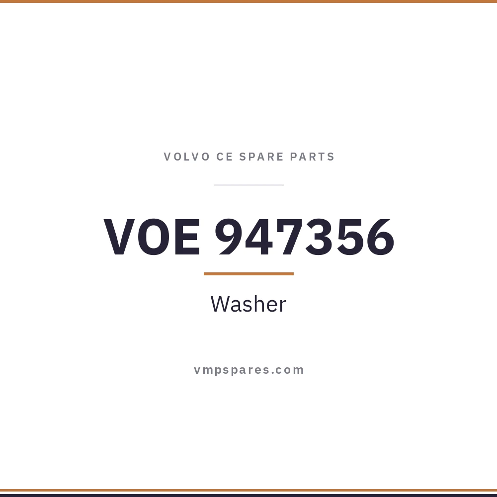 VOE 947356 – Washer
