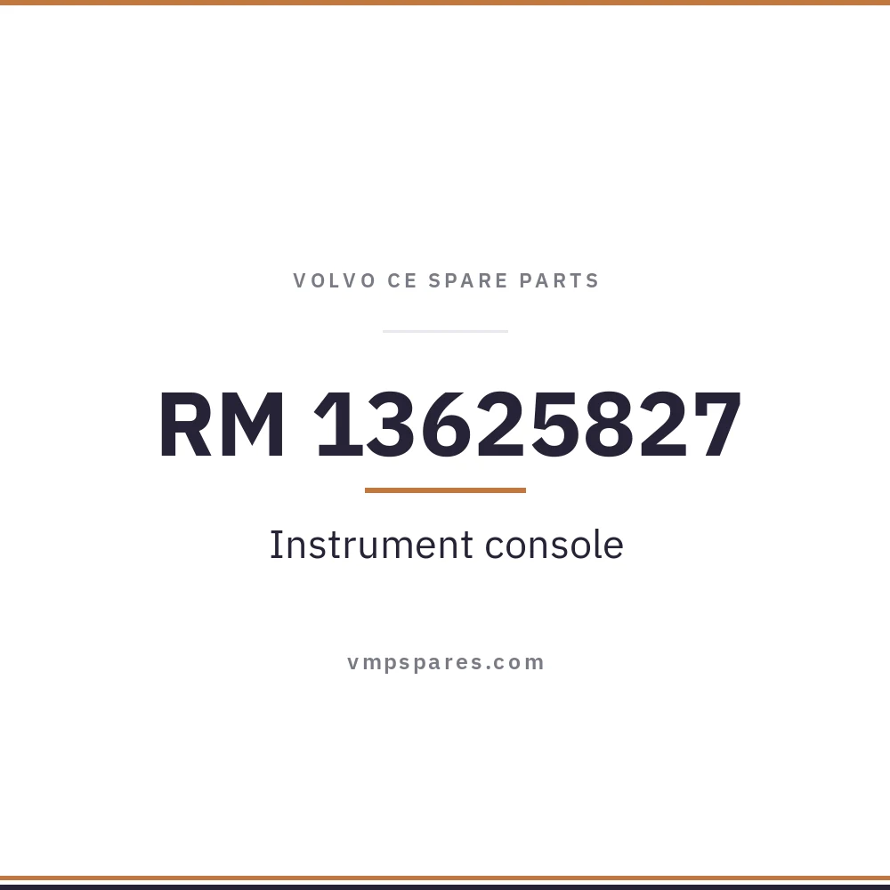 RM 13625827 – Instrument console