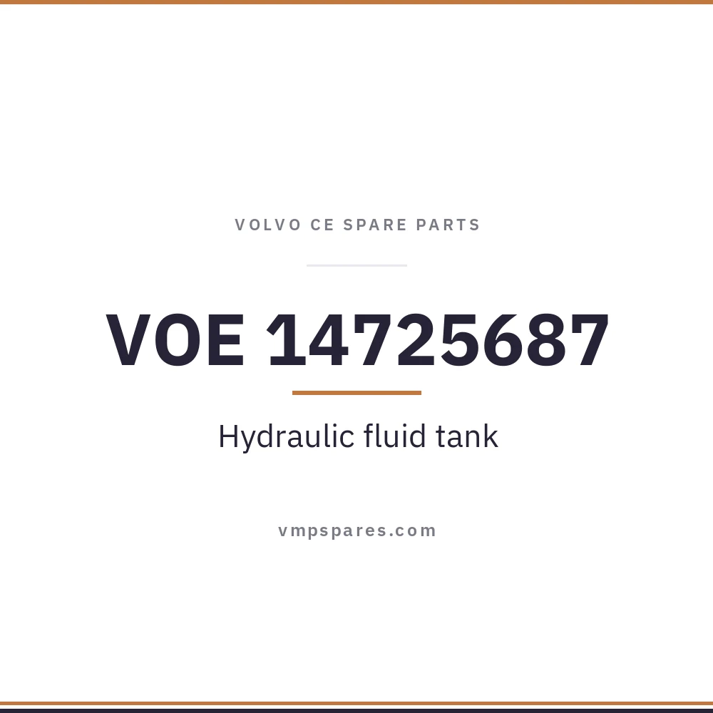 VOE 14725687 – Hydraulic fluid tank