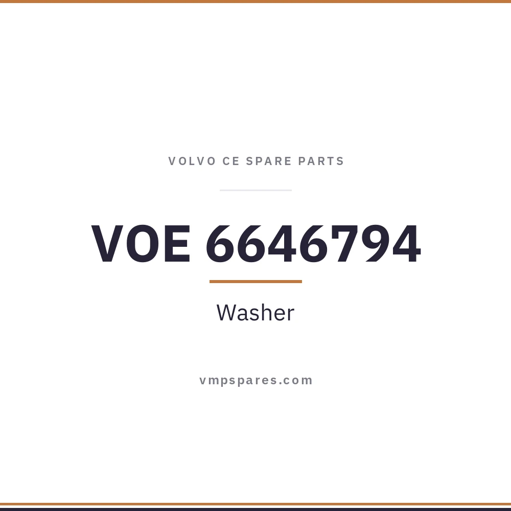 VOE 6646794 – Washer